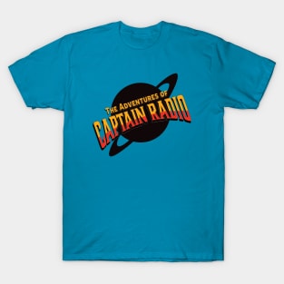 The Adventures of Captain Radio Podcast Logo T-Shirt
